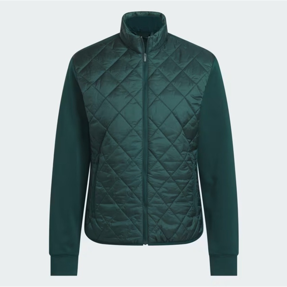 Adidas Ultimate365 Hybrid Quilted Puffer Jacket Aurora Ivy Green Mt Shasta XL